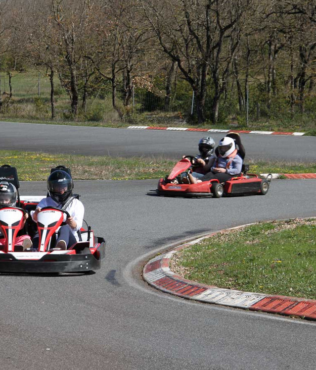 session karting au parc des bouscaillous &agrave; Millau